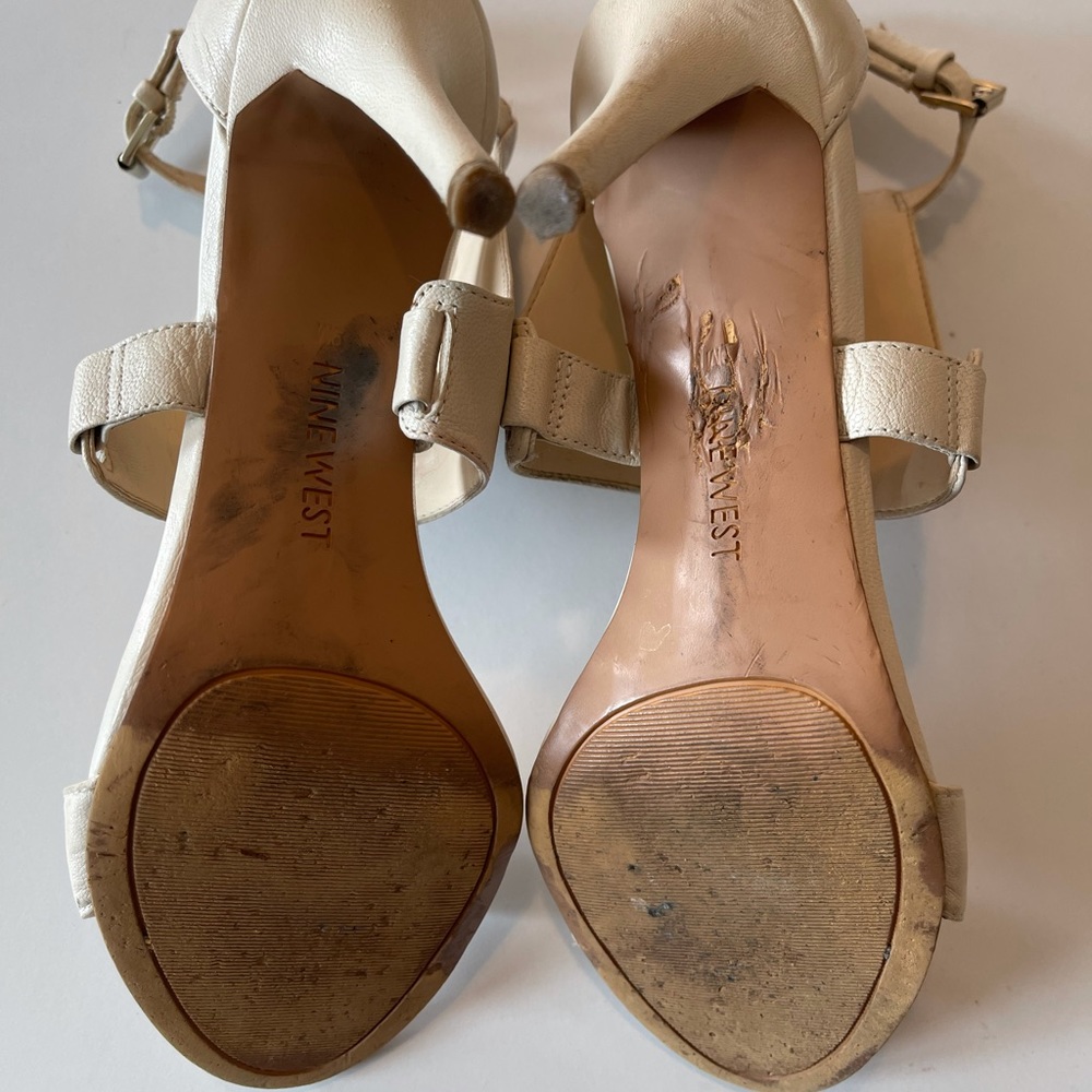 Nine West Dawnonme Leather Dress Sandal - Picture 5 of 8